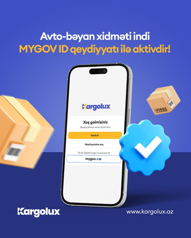 Avto-bəyan xidməti indi MyGov ID qeydiyyatı ilə aktivdir!