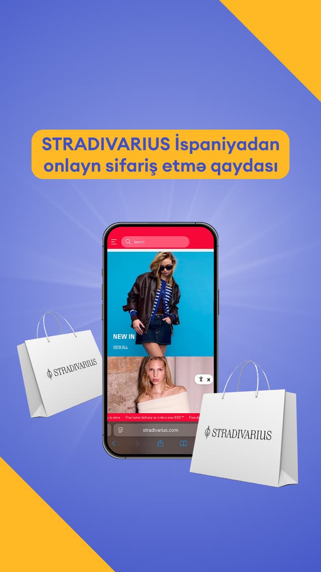 Stradivarius İspaniyadan onlayn sifariş etmə qaydası
